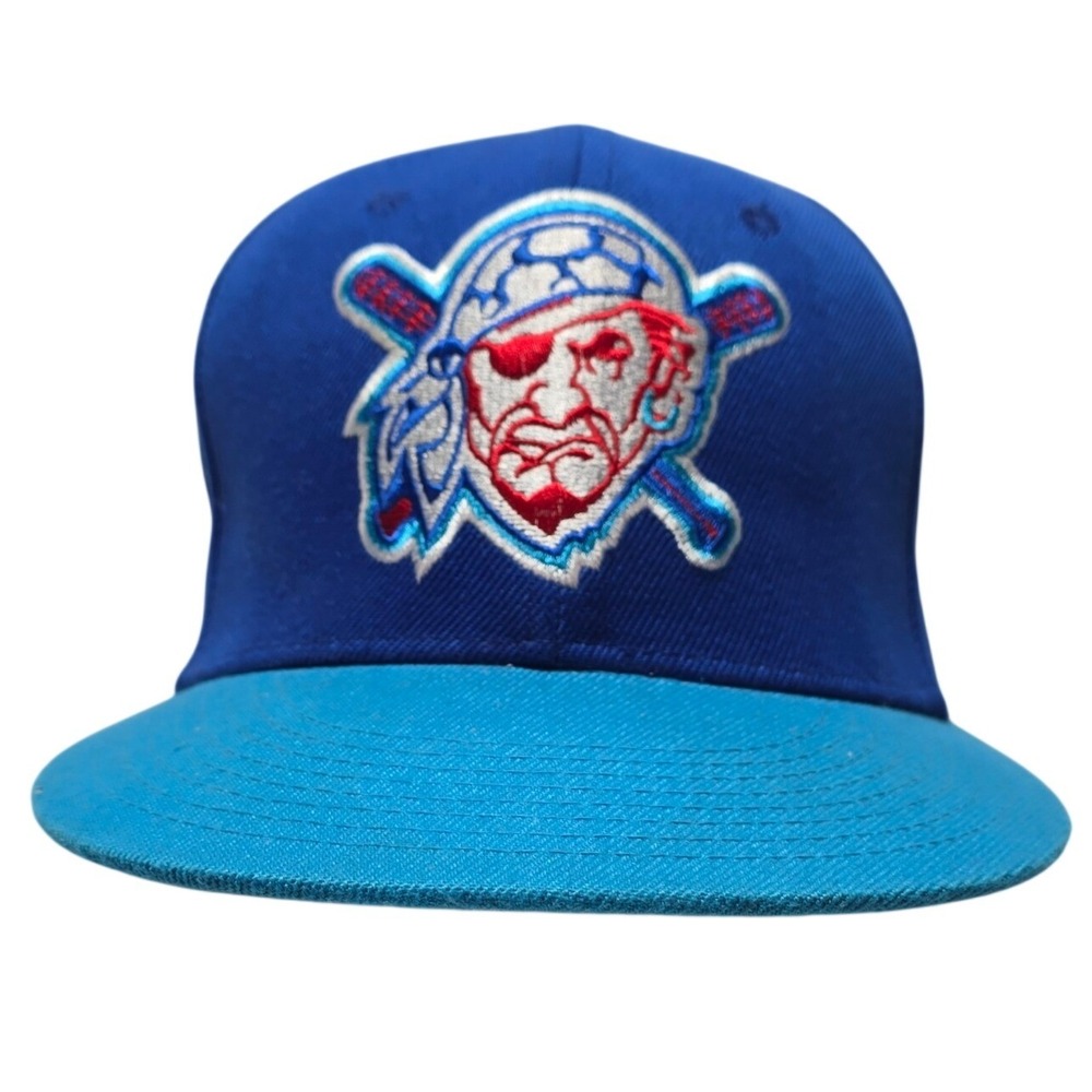 New Era Pittsburgh Pirates Snapback Hat Blue Turquoise Wool MLB Baseball Cap